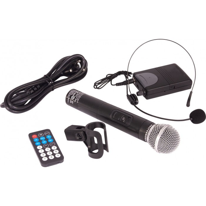 Système sans fil microphones 2 canaux VHF 186,6 MHz /204.6 - VHF02-M